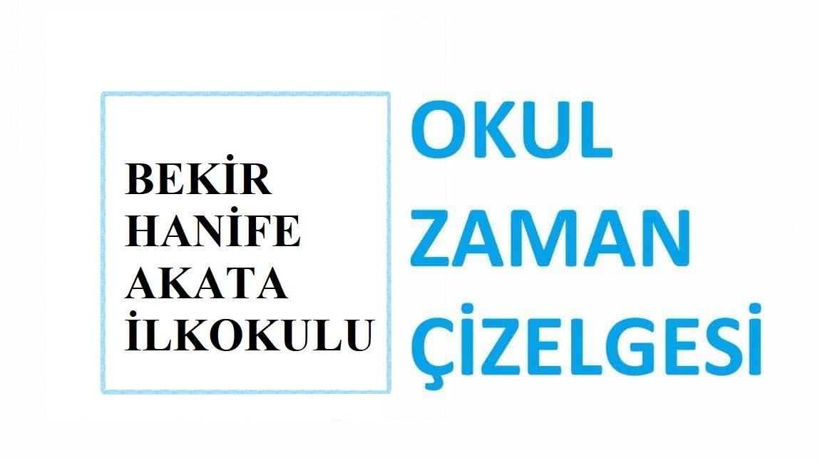 2025-2026 EĞİTİM ÖĞRETİM YILI ZAMAN ÇİZELGESİ